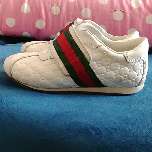 Gucci kids leather sneakers