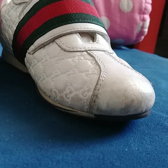 Gucci kids leather sneakers