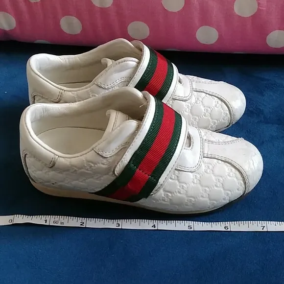 Gucci kids leather sneakers