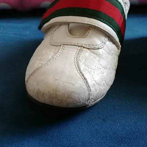 Gucci kids leather sneakers