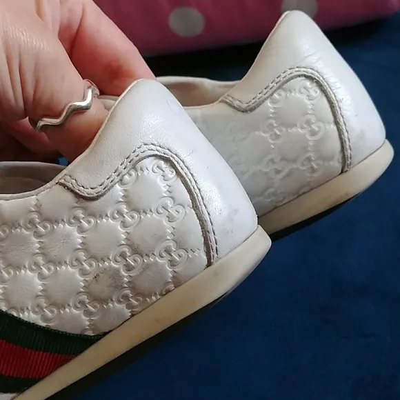 Gucci kids leather sneakers