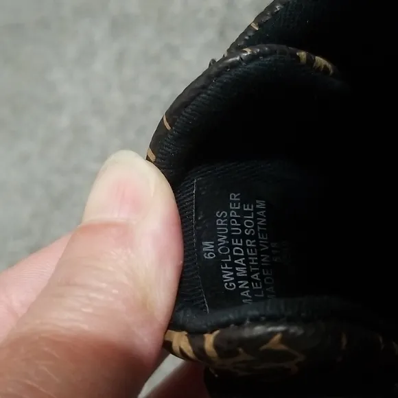 Guess Gw Flowurs Wedged Sneakers in Brown Multi 6M