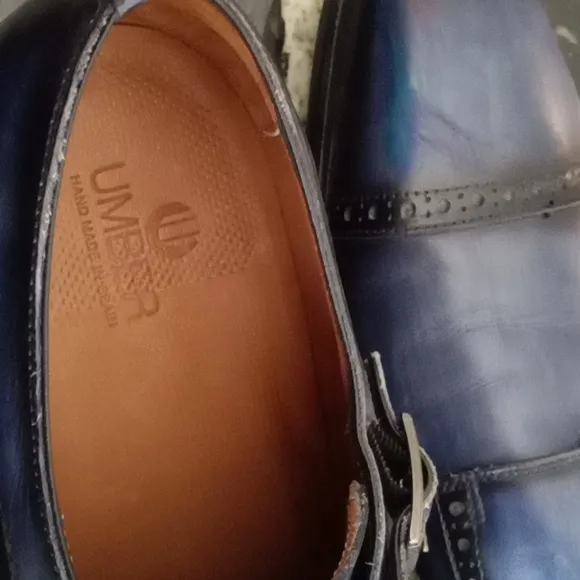 Handmade in Spain by Umber boutique, hand painted special dark blue and black