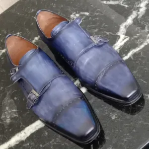 Handmade in Spain by Umber boutique, hand painted special dark blue and black