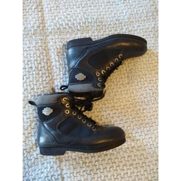 Harley Davidson black  9.5 ladies boots