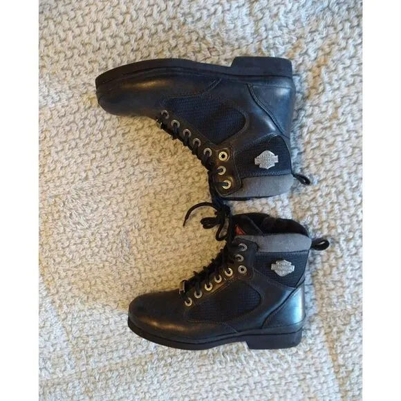 Harley Davidson black  9.5 ladies boots