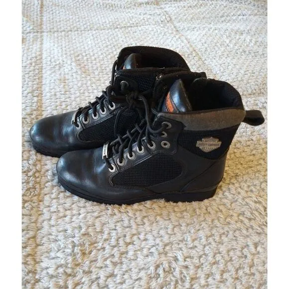Harley Davidson black  9.5 ladies boots