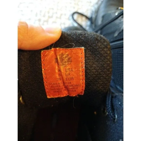 Harley Davidson black  9.5 ladies boots