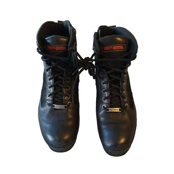 Harley Davidson black  9.5 ladies boots