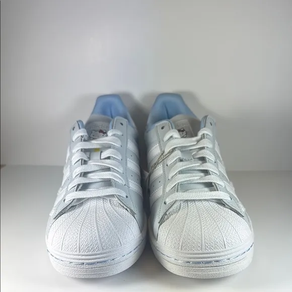 Hello Kitty Adidas Superstar J Embroidered Cloud Women’s Size 8 Sneakers Shoes