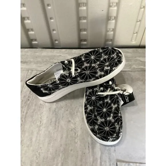 Hey Dude black slip on shoes for women Wendy Rise Casual Comfortable Shoes sz 12