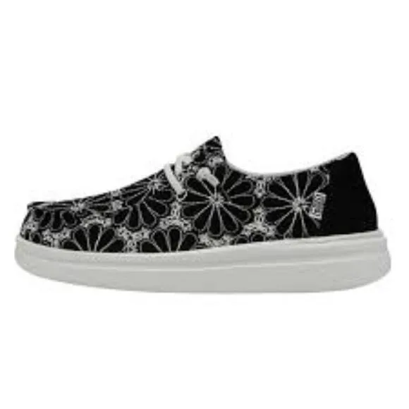 Hey Dude black slip on shoes for women Wendy Rise Casual Comfortable Shoes sz 12