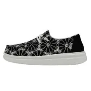 Hey Dude black slip on shoes for women Wendy Rise Casual Comfortable Shoes sz 12