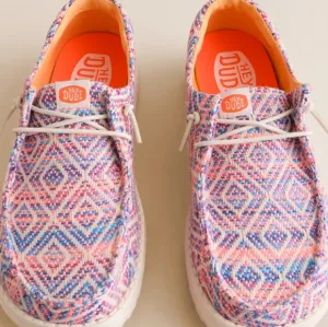 Hey Dude Multicolor Patterned Shoes
