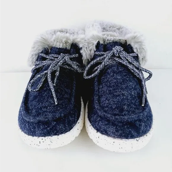 Hey Dude Women's SZ 6 Navy Brit