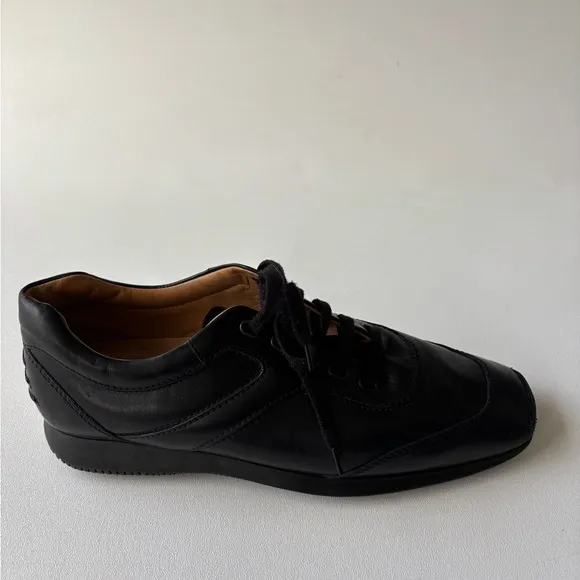 Hogan black leather corporate shoes size 9
