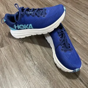 Hoka Blue Running Shoes (sample shoe) Rincon 3
