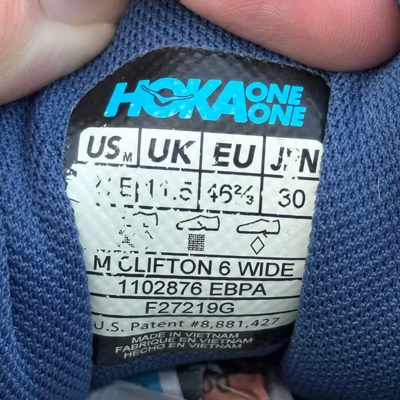 Hoka Blue Running Shoes