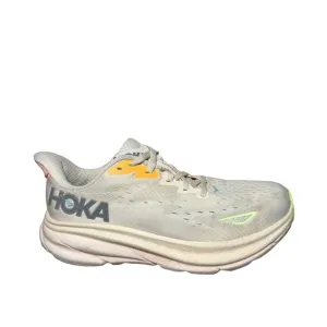 HOKA Clifton 7 athletic Running Shoes in Cream and Yellow size 7.5 B