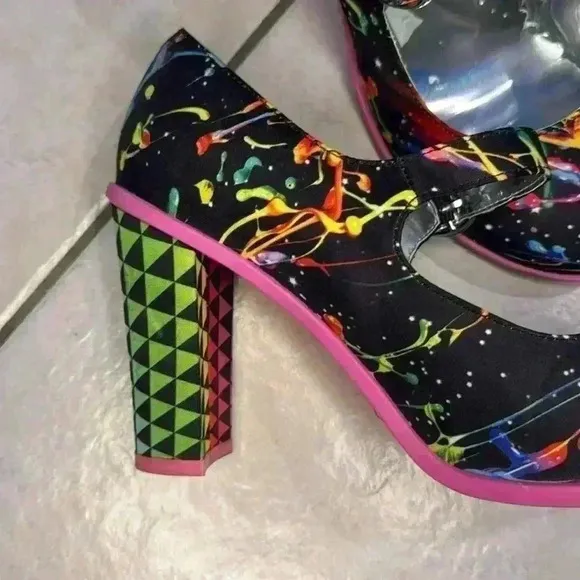 Hot Chocolate Designs “Paint” Mary Jane shoes EU37/US6.5