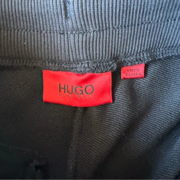 Hugo Boss Sz M Cotton-Blended Track Pants Blue Men's💖