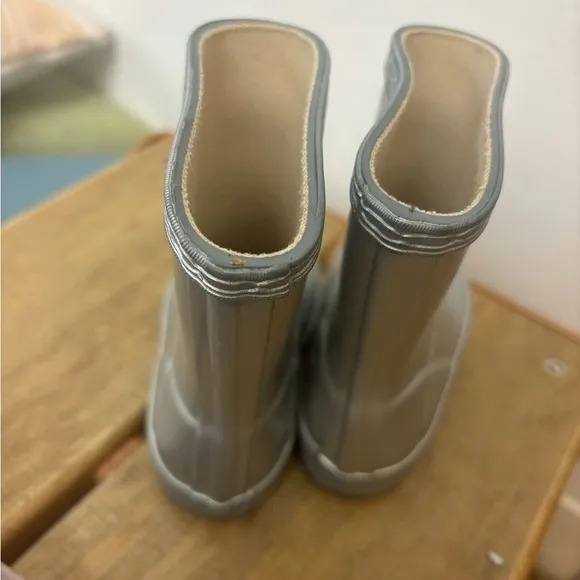Hunter Kids Silver Rain Boots