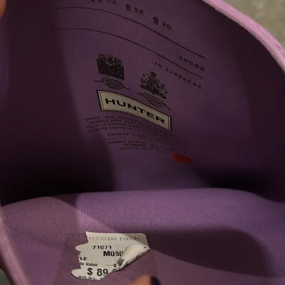 Hunter purple boot