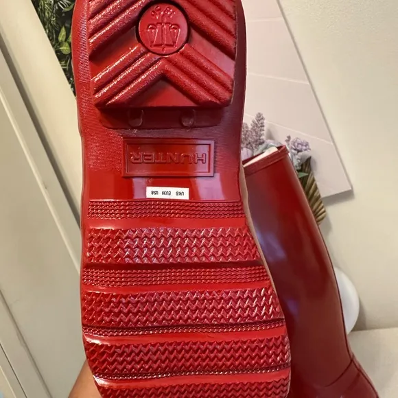 Hunter Red Rain Boots