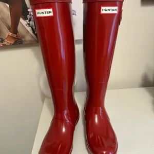 Hunter Red Rain Boots