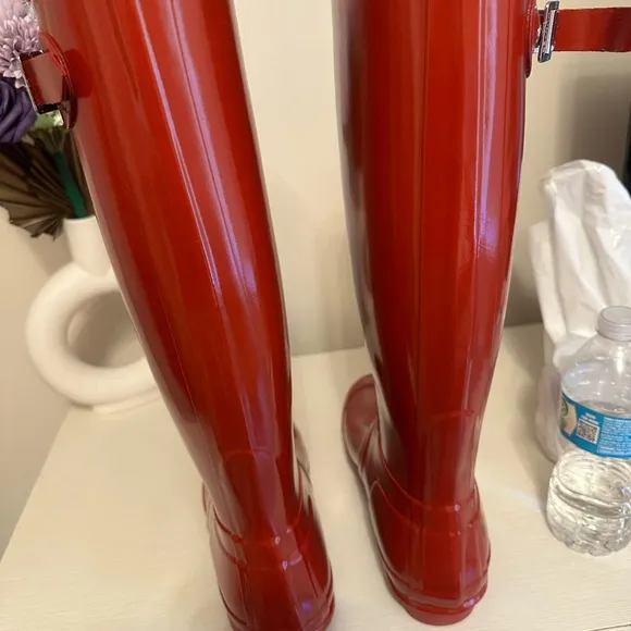 Hunter Red Rain Boots