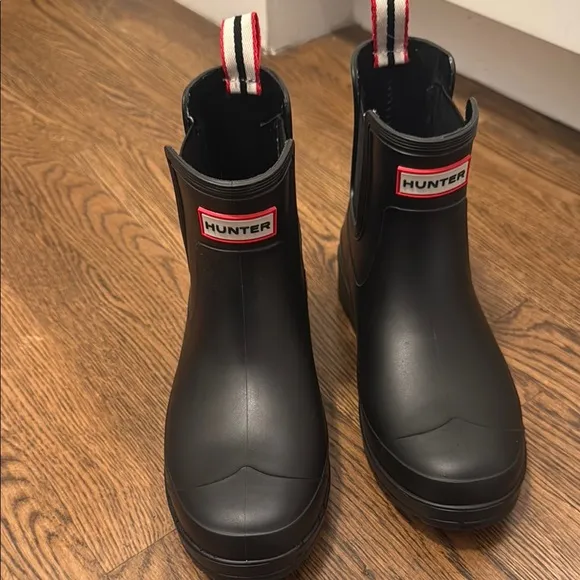 Hunter Woman's Black Rain Boots