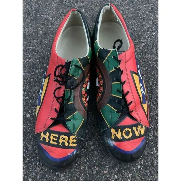 ICON genuine leather shoes sneakers casino roulette sz 13 womens