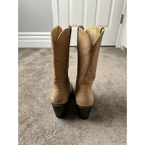 IDYLLWIND‎ Women's Charmed Life Western Boots Round Toe Beige Size US 8B
