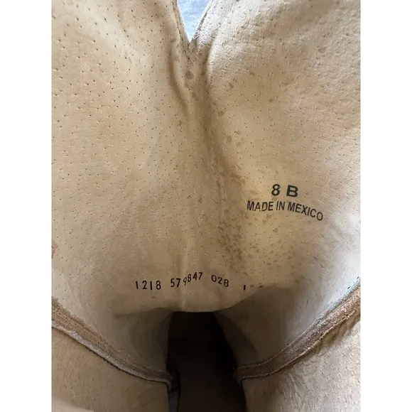IDYLLWIND‎ Women's Charmed Life Western Boots Round Toe Beige Size US 8B