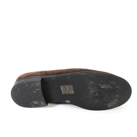 Il Gufo brown tassel classic brown loafers shoes made in Italy 35