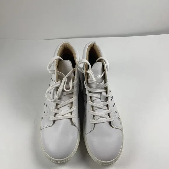 I.N.C Hailey 100121433 Sneaker Big Girl 5M White Rhinestones High Top Shoes 8070