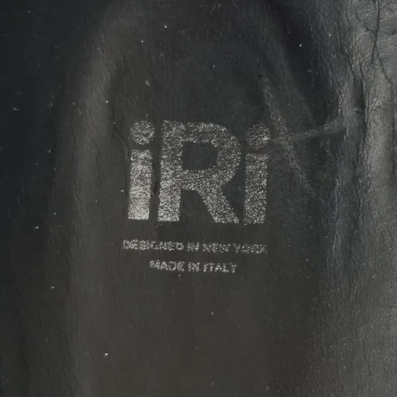 iRi NYC WES I Low Top Sneakers Black EU 39 US 9 Neoprene Casual