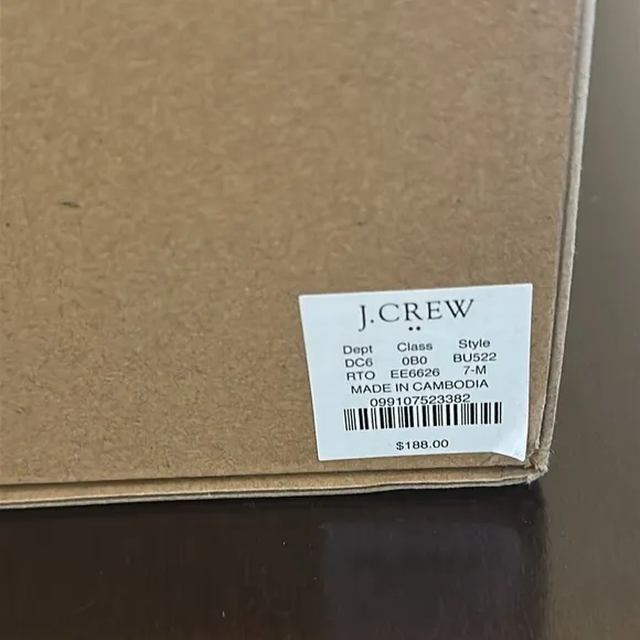 J. Crew Factory Western Boots Rich Toffee Sz 7 NWT Western Cowgirl Preppy Rodeo