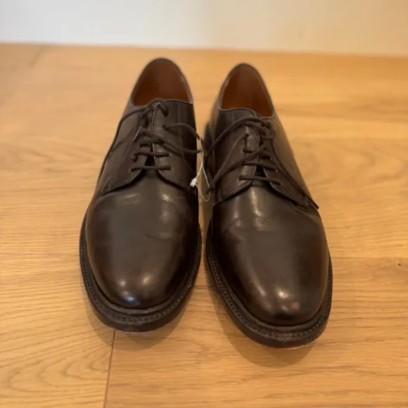 J. Crew Ludlow derby men's dress shoes in dark brown size 12