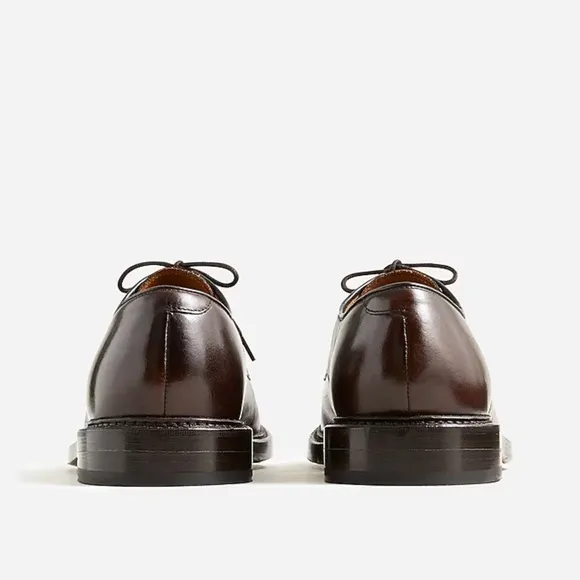 J. Crew Ludlow derby men's dress shoes in dark brown size 12