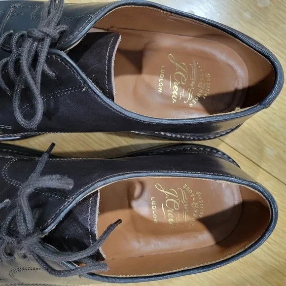 J. Crew Ludlow Men’s Leather Derbys.  Size 8