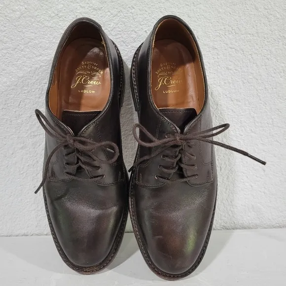 J. Crew Ludlow Men’s Leather Derbys.  Size 8
