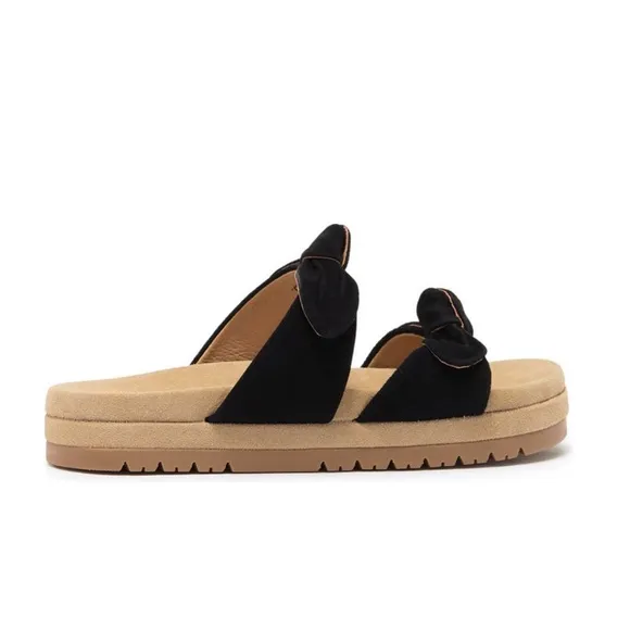 Jack Rogers Black Platform Sandals Size 8M NWT