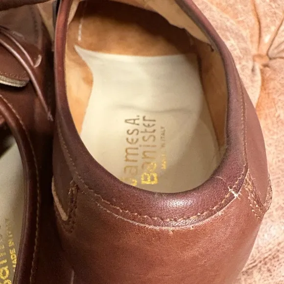 James A. Banister Made in Italy brown Leather shoes