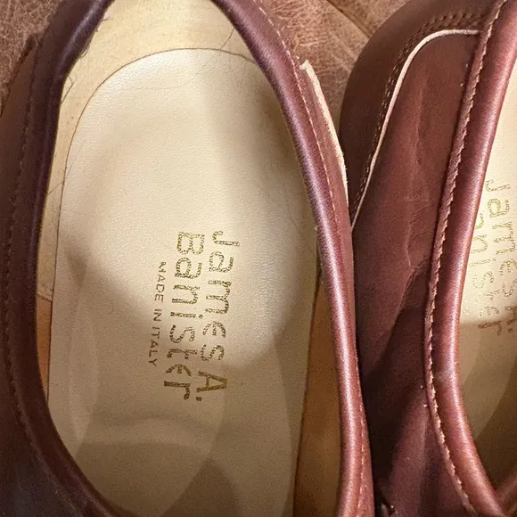 James A. Banister Made in Italy brown Leather shoes