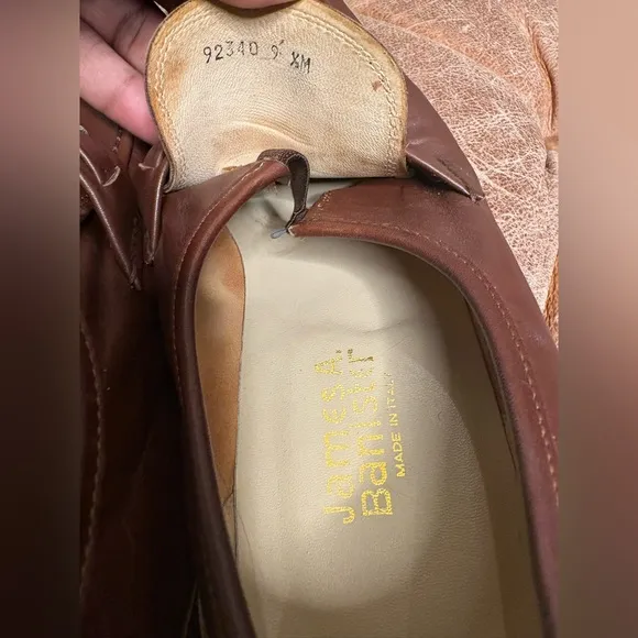 James A. Banister Made in Italy brown Leather shoes