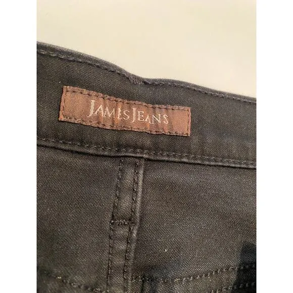 James Jean Size 27 waist Black Look Like You Are Wearing Boots
