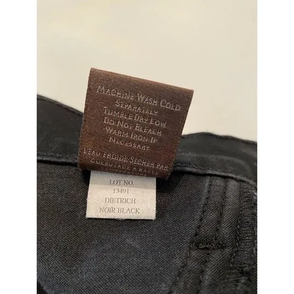 James Jean Size 27 waist Black Look Like You Are Wearing Boots