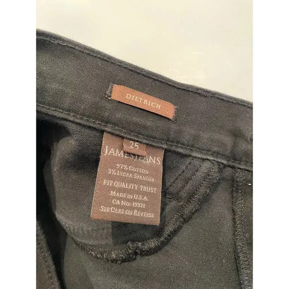 James Jean Size 27 waist Black Look Like You Are Wearing Boots