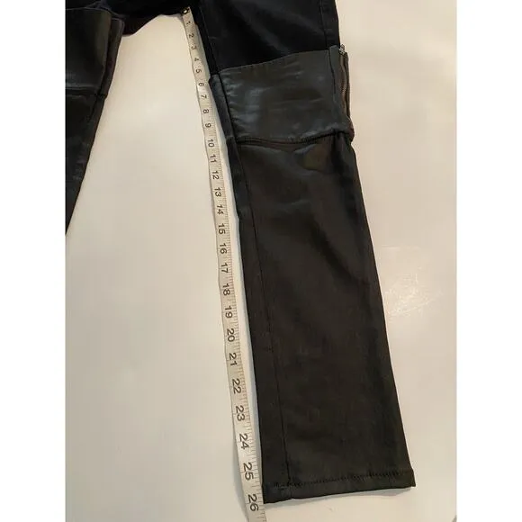 James Jean Size 27 waist Black Look Like You Are Wearing Boots